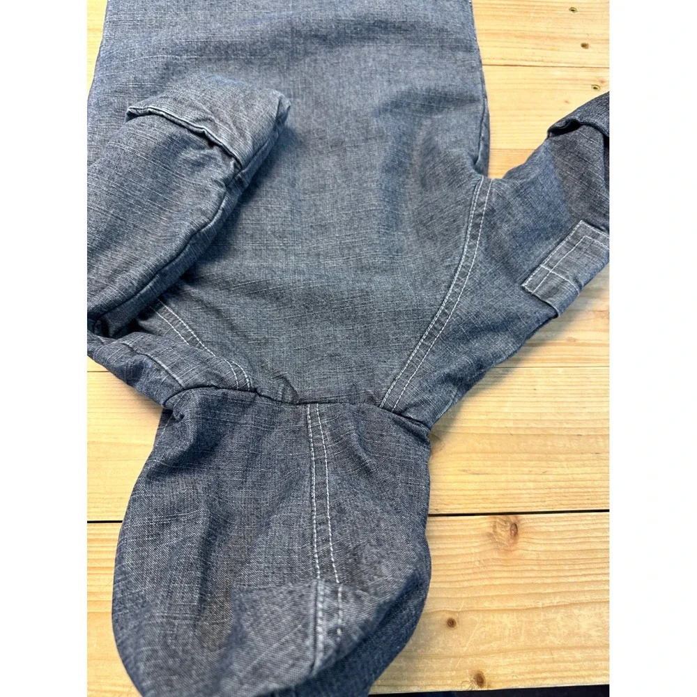 Baby‎ GAP Newborn Up to 3 Months Denim Blue Hooded Snowsuit